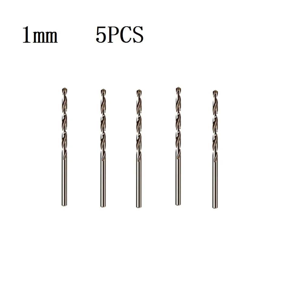 5/10pcs HSS M35 Cobalt Drill Bit 1mm 1.5mm 2mm 2.5mm 3mm For Stainless Steel Auger High Quality Drill Press Power Tool Parts