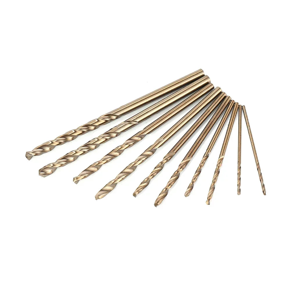5/10pcs HSS M35 Cobalt Drill Bit 1mm 1.5mm 2mm 2.5mm 3mm For Stainless Steel Auger High Quality Drill Press Power Tool Parts