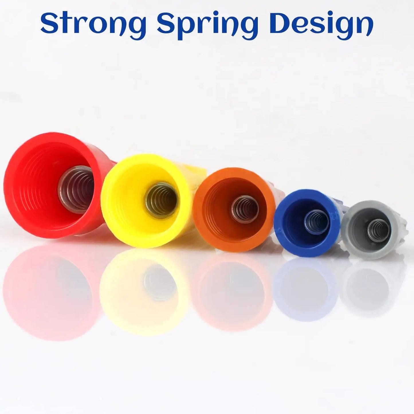 180 PCS Wire Connectors Insulating Insert Twist Electrical Wire Connectors with Spring Portable Wire Caps for Quick Connection