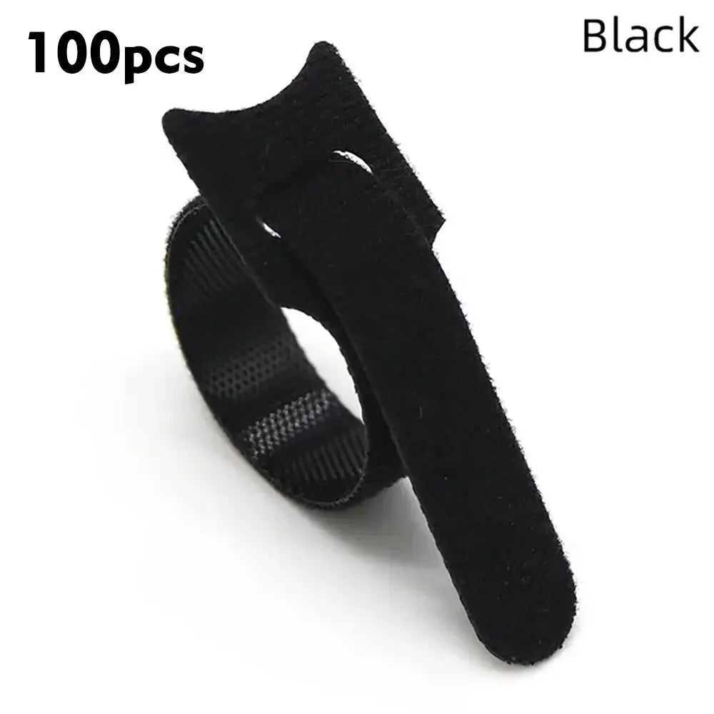 30pcs/50pcs/100pcs Reusable Cable Ties,Multi Colored Plastic Reusable Cable Ties,12*150mm