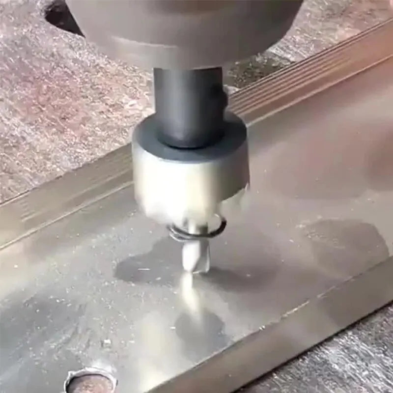 Hole Saw Cutter Drill Bit Set - High-Speed Steel Core for Precision Cutting in Wood, Soft Metal, Plastic, PVC, and Stainless Steel - Power Tool Compatible"