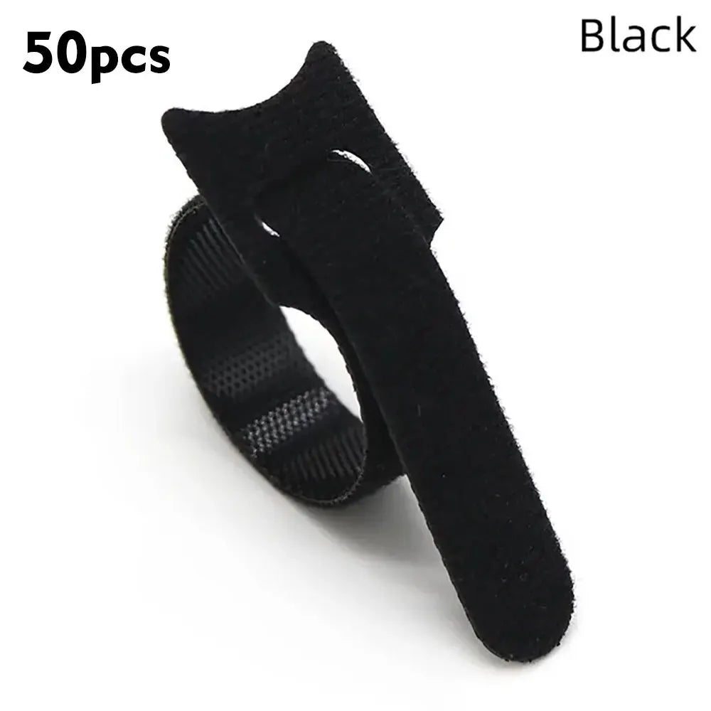 30pcs/50pcs/100pcs Reusable Cable Ties,Multi Colored Plastic Reusable Cable Ties,12*150mm